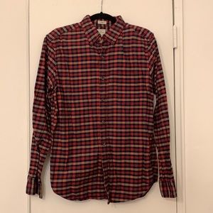 J.Crew Cotton Plaid Oxford